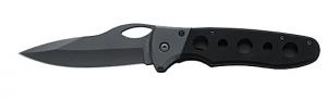 Ka-Bar Agama Folder 3.75" 420 SS Spear Point Plain Blade Black G10