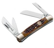 Boker Traditional Series Knife Set 2.12 Carbon Steel Drop Point Bone