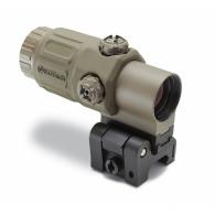 Eotech G33 with Switch to Side Mount 3x Tan Magnifier - G33STSTAN
