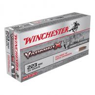 Winchester Varmint X Polymer Rapid Expansion 223 Remington Ammo 55 gr 20 Round Box