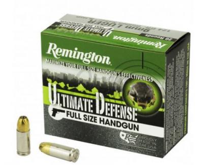 Remington Ammunition Ultimate 9mm Brass 124 GR JHP 2