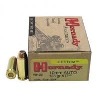 Main product image for Hornady Custom 10MM Ammo 155gr  Jacketed Hollow Point Extreme Terminal 20rd box