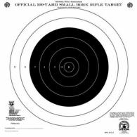 Hoppes 100 Yard Small Bore Single Bull Targets 20 Pack