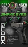 Dead Ringer Snake Eyes Sight Set For Glock Green