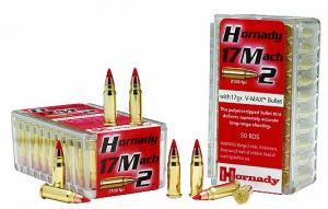 Hornady Varmint Express 17 Mach 2 Ammo 17gr V-Max 50 Round Box