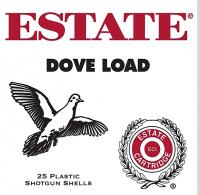 Estate Game and Target Dove 12 GA 2.75" 1-1/8 oz 8 Round 25 Bx/