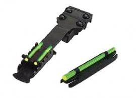 Hi-Viz C-Series Magnetic Turkey/Deer Set Ultra Narrow Fiber Optic Shotgun Sight - C2002