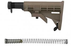 Tapco AR T6 Collapsible Stock Comes in Dark Earth.