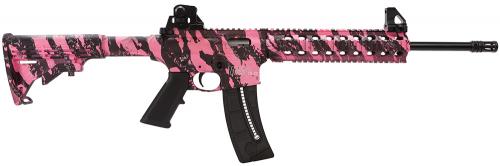 Smith & Wesson M&P15-22 25+1 .22 LR  16.5" Pink Platinum - 811051
