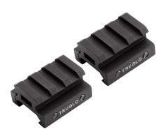 Truglo Riser Mount 2 Piece Picatinny Rail .5" Alumin - TG8972B Truglo Riser Mount 2 Piece Picatinny Rail .5" Alumin - TG8972B