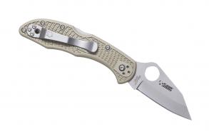 Kahr Arms KNSDKH002 Spyderco Folder 2.5 VG-10 Fiberglass Reinforced Nylon Khaki