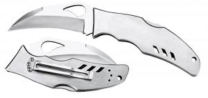 Spyderco Byrd Folder 3.5" 8Cr13MoV Stainless Hollow Gr - BY07P