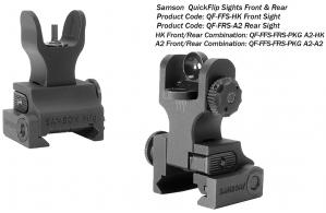 Samson Manual Folding A2 Front/Rear AR-15 Alum B - FFS-FRS-PKG