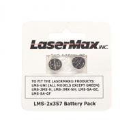 LaserMax LMS-357 for Rail Mounted Laser Silver Oxide 2 Pack Battery