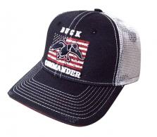 Duck Commander Flag Navy/White Hat Mesh One Size Cotto