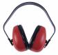 Radians Def-Guard Muff 23 dB Over the Head Red Ear Cups with Padded, Adjustable Black Headband for Adults 1 Pair - DF0310HC