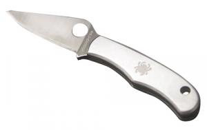 Spyderco Bug Folder 1.31" 3Cr13 Stainless Steel Flat Ground Plain Edge