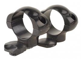 Redfield Medium Extended Rear/Front Rings w/Black Finish - 47221