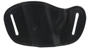 Bulldog Belt Slide Large Automatic Handgun Holster Left Hand Leather Black - MLBLL