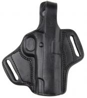 Bulldog Deluxe Molded Automatic Holster w/Thumb Break RH Large Leather Blk