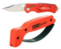 Accusharp 2Step Knife Sharpener/Sport Knife Combo Ceramic Fine/Coarse