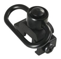 Aim Sports Sling Rail Mount Picatinny/Weaver Quick Detach w/Push Button Black Anodized - MT030