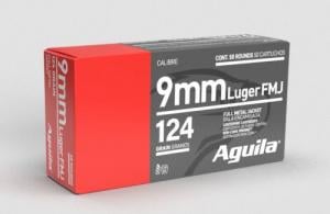 AGUILA 9MM 124 GR FMJ  50rd box