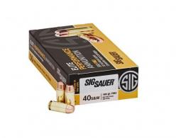 Sig Sauer Elite Ball Full Metal Jacket 40 S&W Ammo 50 Round Box - E40SB2-50