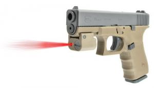 LaserLyte Center Mass Red Laser Tan Universal w/Accessory Rail