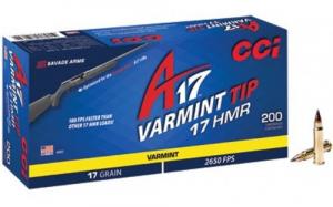 Main product image for CCI Varmint A17 V-Max 17 HMR Ammo 200 Round Box