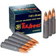 Tulammo Centerfire Rifle 7.62X39mm 124 GR FMJ 40 Bx/ 25 Cs - UL076209