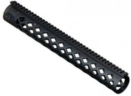 Yankee Hill Diamond Series Forearm 15" AR-15 Aluminum Black - 9632DX