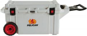 Pelican ProGear 80QTWHT Progear Cooler 80 Qt Elite Wheeled White
