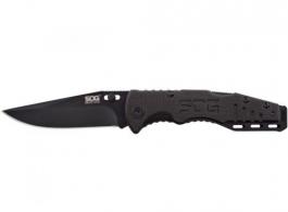 S.O.G FF1101CP Salute Mini Folder 3.1" 8C13MoV Bowie Clip Point G10 Black