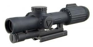 Trijicon 1600038 VCOG 1-6x 24mm Obj 95-15.9 ft @ 100 yds FOV Black Matte IL Seg