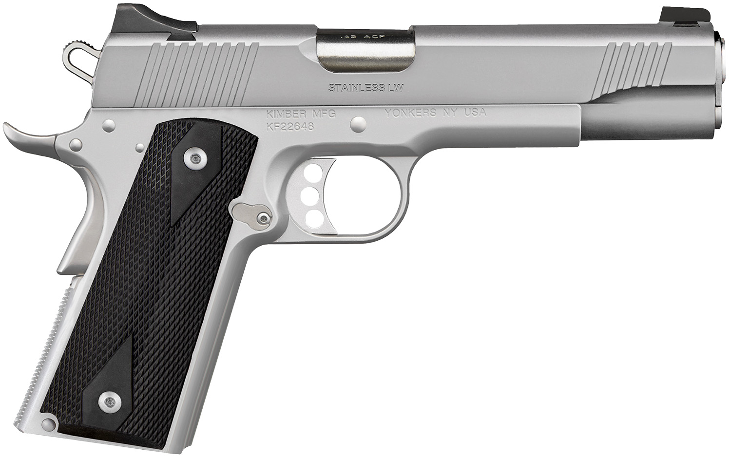 Kimber 1911 Stainless LW Bundle .45 ACP 5