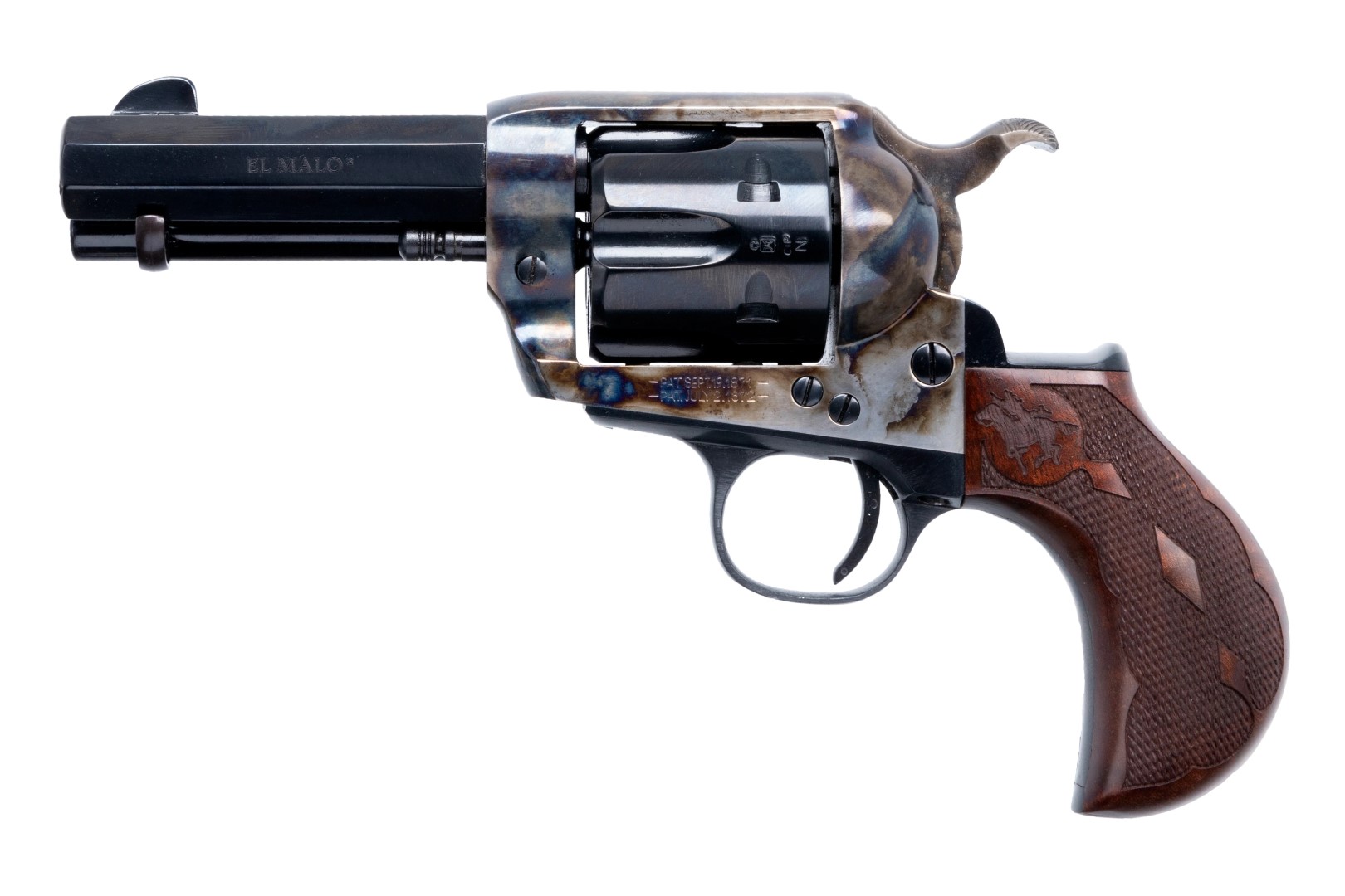 珍しい  Cimarron El Malo 2 Thunderer .45 LC Revolver | PP346MALO2 椅子