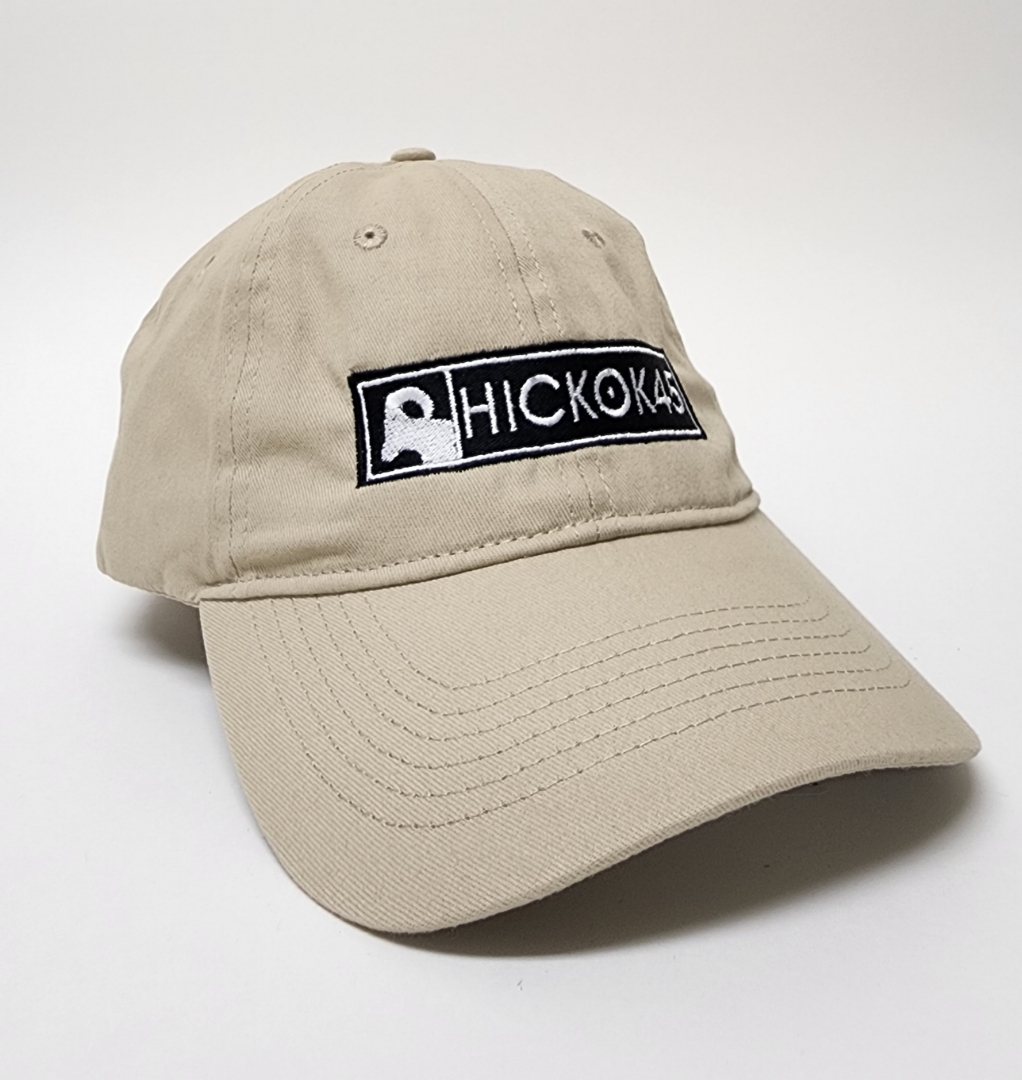 Hickok45 6 PNL Twill Dad Hat / Stone