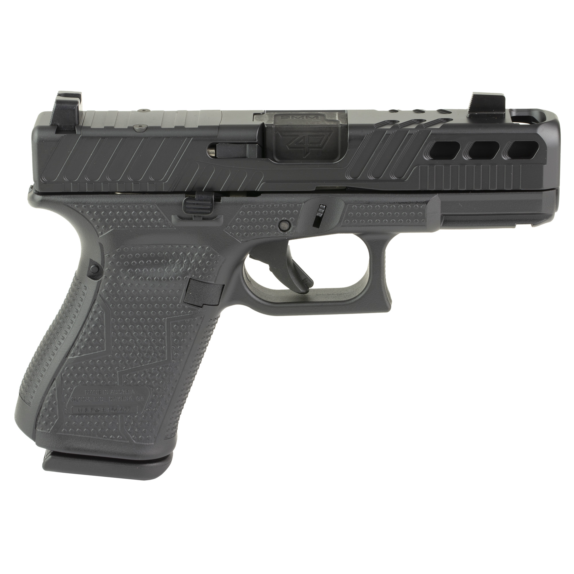 Glock 19 Gen 5 ORCA 4.02 9mm 15rd Fixed Sights Black