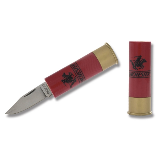 Winchester 12 Gauge Shotgun Shell Knife Red
