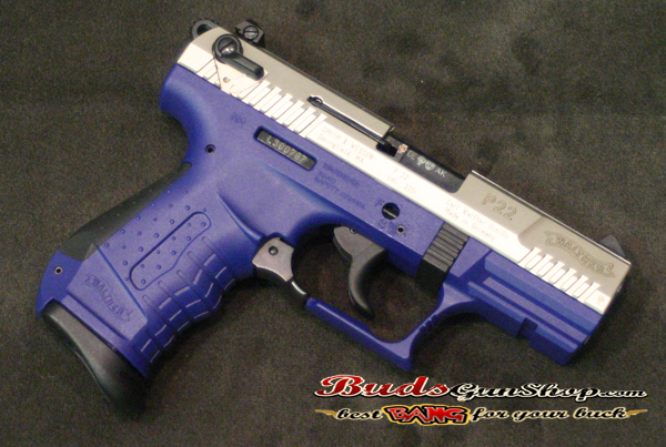 used walther p22 blue nickel 241 00