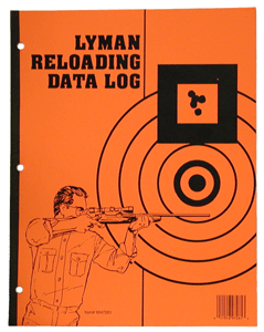 LYMAN RELOADER'S LOG BOOK - 9847261 LYMAN RELOADER'S LOG BOOK - 9847261