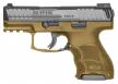 Heckler & Koch H&K VP9 SK 9mm Luger Double 3.39" 10+1 NS Flat Dark Earth Interchangeable Backstrap Grip Black Slide - 81000096 Heckler & Koch H&K VP9 SK 9mm Luger Double 3.39" 10+1 NS Flat Dark Earth Interchangeable Backstrap Grip Black Slide - 81000096