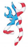 Browning 3922013116 Buck Mark 3D Decal 6" Red/White/Blue - 3922013116 Browning 3922013116 Buck Mark 3D Decal 6" Red/White/Blue - 3922013116