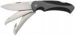 Browning 3220269 Kodiak 3.5" 7Cr17MoV Stainless Steel Drop Point/Gut Hook/Saw Black Plastic - 3220269 Browning 3220269 Kodiak 3.5" 7Cr17MoV Stainless Steel Drop Point/Gut Hook/Saw Black Plastic - 3220269