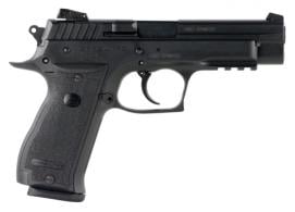 Sar USA K2 .45 ACP Single/Double 4.7 14+1 Black Polymer Grip Steel Frame Black Slide - K245BL
