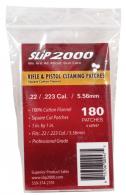 SLIP 2000 60947 Rifle and Handgun Cleaning Patches .22/.223/5.56x45mm NATO 1" x 1" 180 Per Bag - 60947