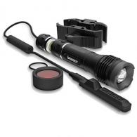 iProtect 6652 LG400 Hands Free Clear/Red LED 40/400 Lumens AAA Battery Black Aircraft Aluminum Universal Mount - 6652 iProtect 6652 LG400 Hands Free Clear/Red LED 40/400 Lumens AAA Battery Black Aircraft Aluminum Universal Mount - 6652