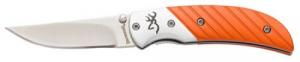 Browning 3220342 Prism II 2.40" 7Cr17MoV Stainless Steel Drop Point Aluminum Orange Handle Folder - 119620 Browning 3220342 Prism II 2.40" 7Cr17MoV Stainless Steel Drop Point Aluminum Orange Handle Folder - 119620