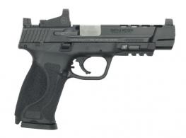 Smith & Wesson 12470 M&P 9 Performance Center Red Dot 9mm 5" 17+1 Black Stainless Steel, Black Interchangeable Palmswell G - 12470